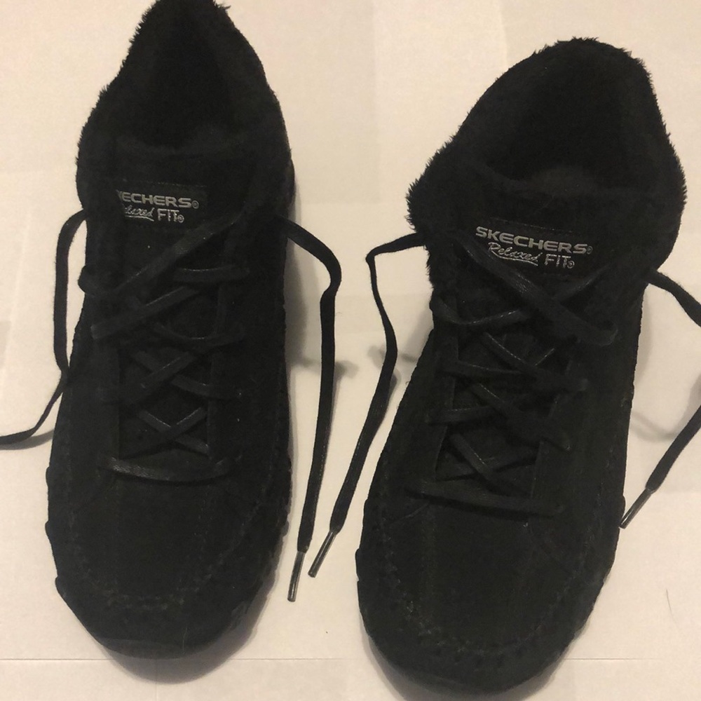 black ankle shoes